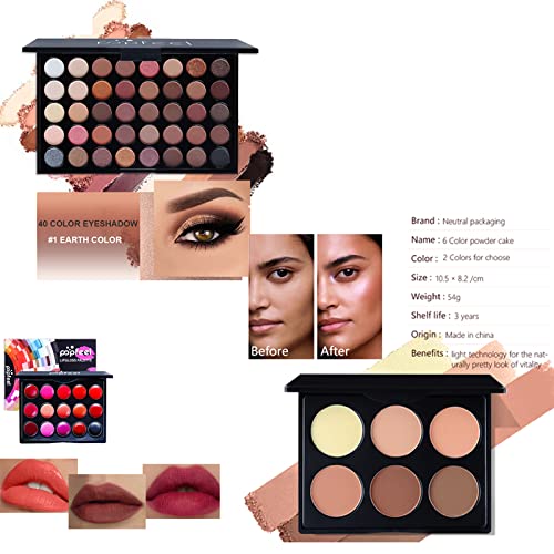 All in One Makeup Kit Makeup Kit for Women Full Kit Multipurpose Makeup Kit-Makeup Brush Set,Eyeshadow Palette,Lip Gloss Set, Makeup Bag,Eyebrow Pencil,Mascara and Face Makeup-Velvo Beauty
