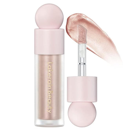 GECOMO Liquid Contour Beauty Wand Face Highlighter Bronzer Makeup Stick, Dewy Finish, Moisturizing Silky Smooth Texture 0.25 Oz/ 7.5ml - 03 ROSE GOLD-Velvo Beauty