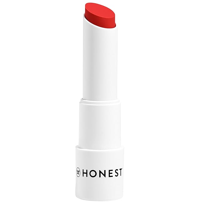 Honest Beauty Tinted Lip Balm | Antioxidant-rich Acai Extracts + Avocado Oil | EWG Certified, Vegan, Cruelty Free | Blood Orange-Velvo Beauty