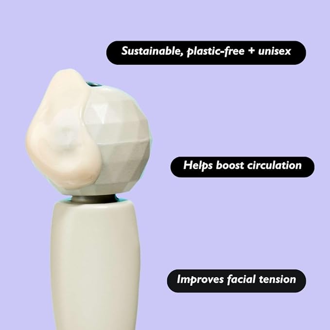 UpCircle Eye Roller 1pc – Metal + Plastic-Free – For Dark Circles + Puffy Eyes – With Cooling Effect to Boost Circulation For Healthy Glow – Sustainable + Unisex-Velvo Beauty