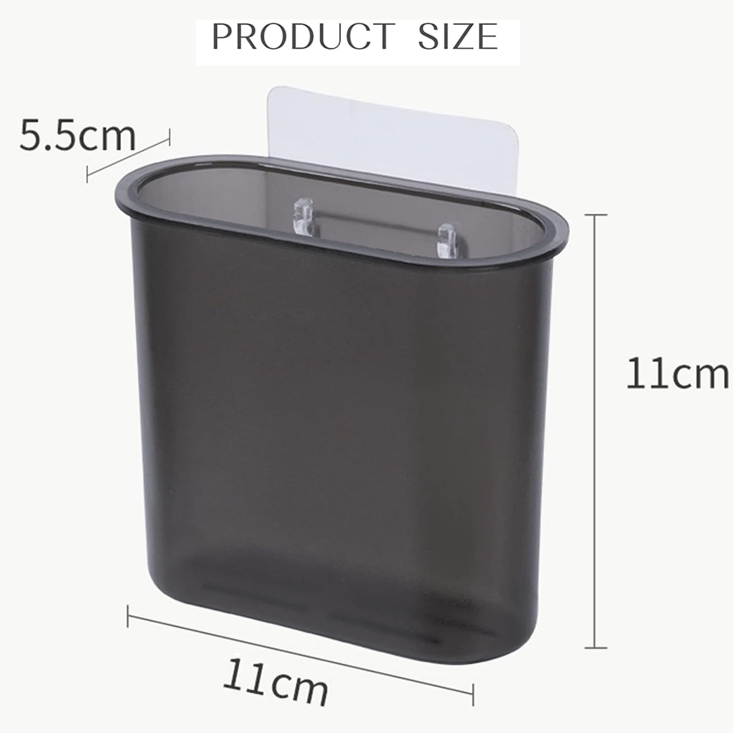 2 Packs Wall Mounted Toothbrush Holder, Self Adhesive Tooth Brush Holder for Bathroom Electric Toothbrush Toothpaste Razor Bathroom Accessories(Black)-Velvo Beauty