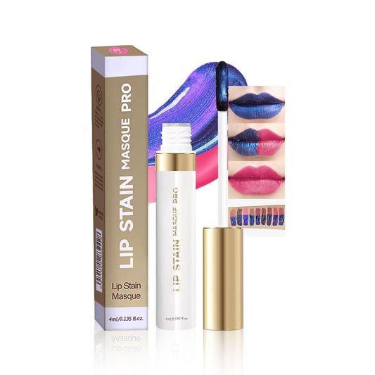 Lip Stain - Wipe-Off & Peel Off Lip Color | Waterproof, Long Lasting, Transfer-Resistant, Smudge-Proof Lip Tint | Easy Wipe Finish, High Pigment | All-Day Vibrant Kiss-Proof Lip Stain, Soft Rosy Red-Velvo Beauty