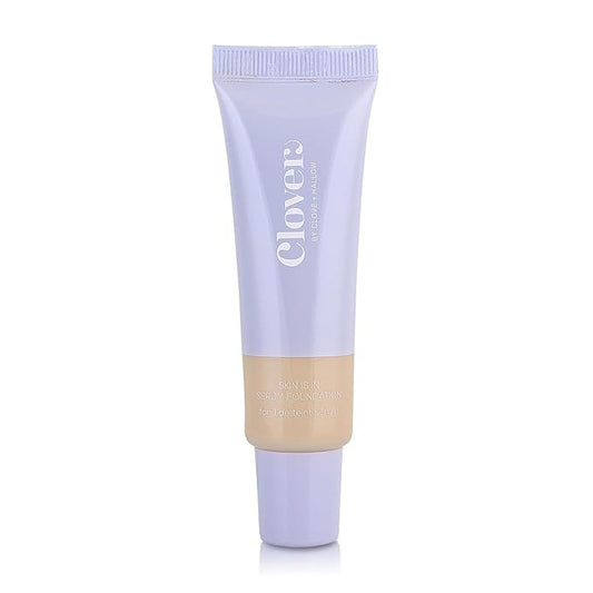 Clover Skin Is In Serum Foundation | Hydrating Face Serum, Lightweight Foundation, Cruelty-Free & Vegan | With Squalane And Sunflower Seed Wax | 30 ml - Shade 03 (Fair)-Velvo Beauty
