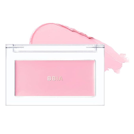 BBIA Ready To Wear Downy Cheek Cream Blush 8 Color - Creamy Blendable & Buildable Blush Dewy Texture & Matte Finish High Pigment Longlasting Lightweight Natural Face Makeup, 0.12oz (07 DOWNY ANGEL)-Velvo Beauty