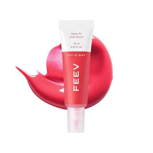 FEEV Hyper-Fit Color Serum Liquid Blush (10ml) | Dewy Cheek Blush Makeup | 50% of Hydrating Essence | Vegan | K-beauty (Pit-A-Pat, 10ml)-Velvo Beauty