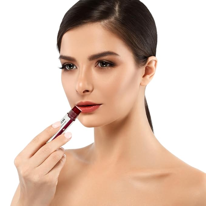 Tinted Lip Balm by Earth’s Daughter – 4 Pack of Plum Color – Beeswax, Coconut Oil, Cocoa Butter, Vitamin E – Moisturize and Beautify – Paraben Free-Velvo Beauty