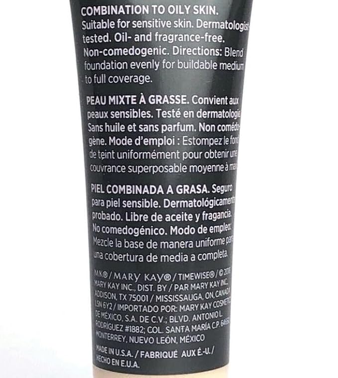 Mary Kay Timewise Matte 3D Foundation Ivory C110-Velvo Beauty