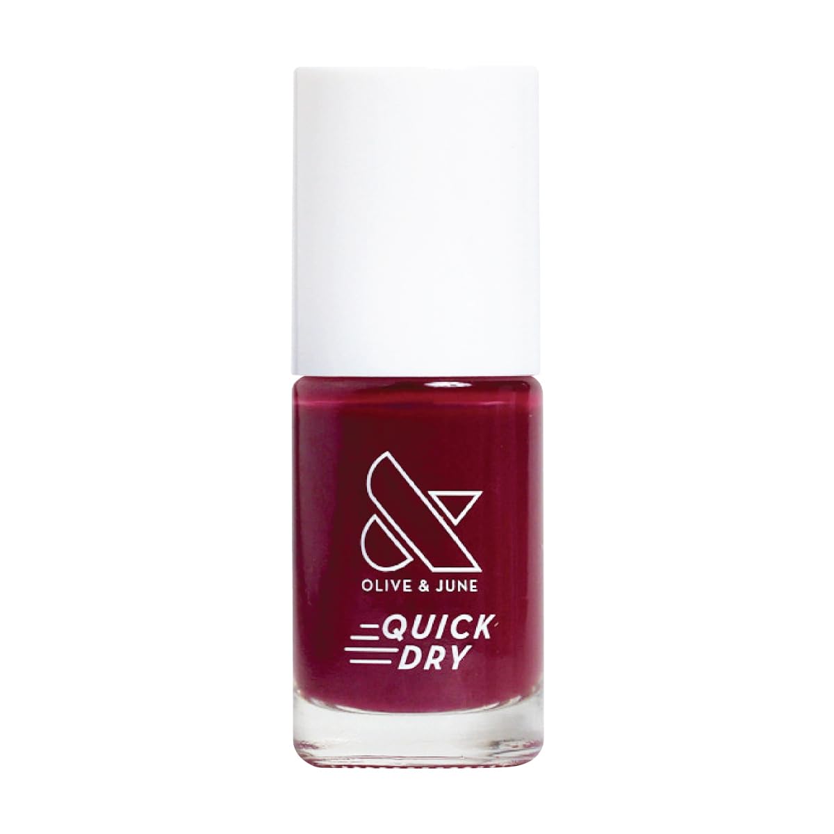 Olive & June Quick Dry Nail Polish | Instant, Fast-Drying, Smudgeproof Color | 15-free, Vegan, Cruelty-Free Formula | Lasts up to 5 Days | Salon-Quality Manicure Pedicure at Home | Cabernet | Wine Red-Velvo Beauty