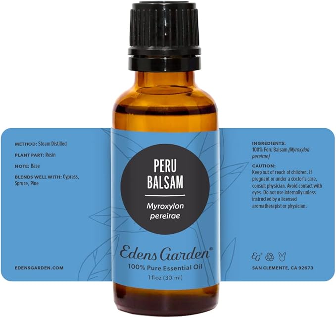 Edens Garden Peru Balsam Essential Oil- 100% Pure Premium Grade, Undiluted, Natural, Therapeutic, Aromatherapy, The Best for Diffuser, Skin, Candle, Hair 30 ml (1 fl oz)-Velvo Beauty