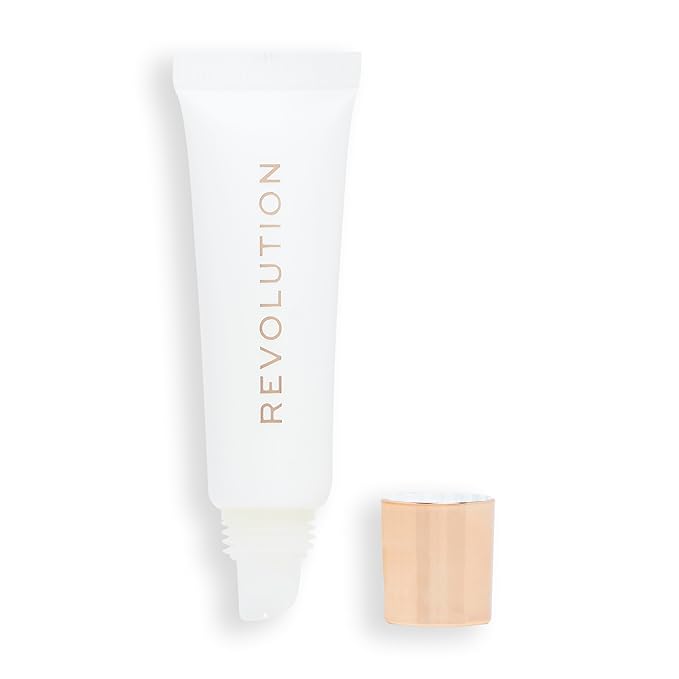 Revolution Beauty, Juicy Peptide Lip Balm, Hydrating & Plumping Lip Balm with Sheer Color, Infused with Vitamin E & Peptides, Clear Ice, 0.27 Fl. Oz-Velvo Beauty