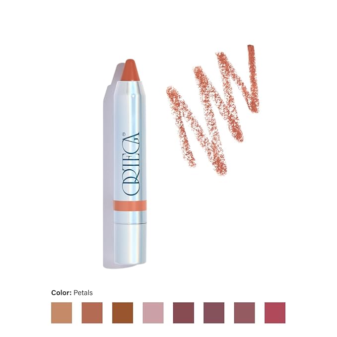 Ortega Beauty Agave Glow Color Stick By Etienne Lightweight, Buildable Makeup Color Stick for Cheeks and Lips, Subtle Sheen Finish - Multi Stick Moisturizes and Creates Flush and Full Face-Velvo Beauty