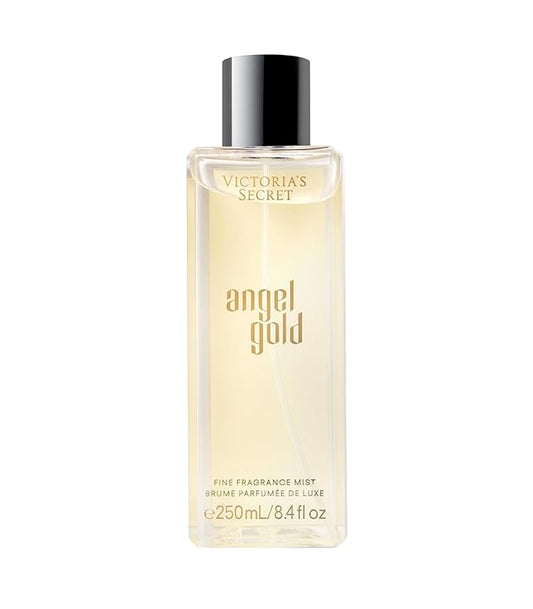 Victoria's Secret Angel Gold Fragrance Mist, Notes of Sparkling Bergamot, Gardenia & Musk, Body Spray for Women (8.4 oz)-Velvo Beauty