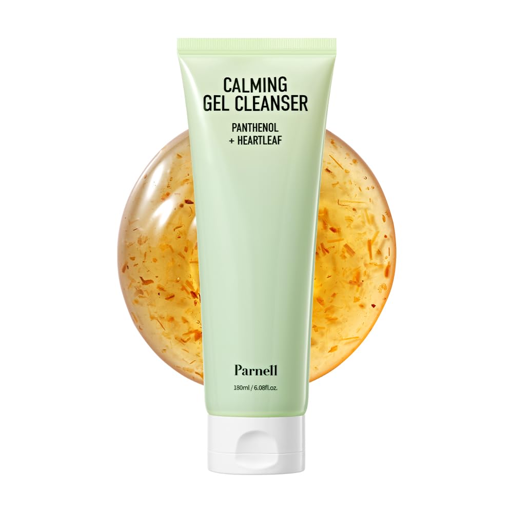 Parnell Panthenol Heartleaf Calming Gel Cleanser | 180ml / 6.08 fl.oz, soothing & moisturizing cleanser, korea skin care, korea beauty-Velvo Beauty