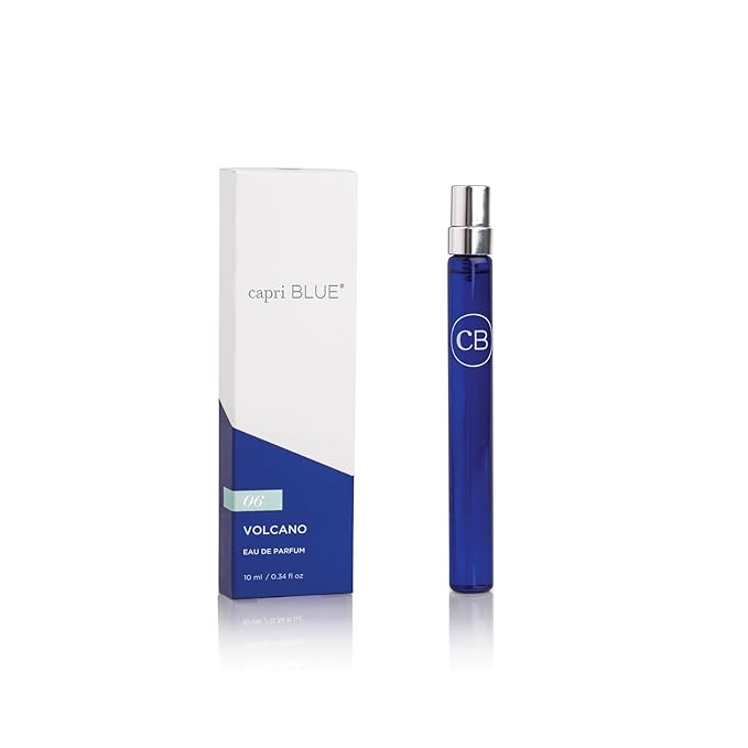 Capri Blue Volcano Eau de Parfum Spray Pen - Summer Fragrance - Mini Perfumes for Women - Travel Size Citrus Perfume with Notes of Tropical Fruits & Sugared Citrus (0.34 fl oz)-Velvo Beauty