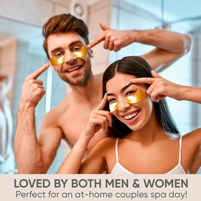 Gold Eye Mask Patches-Velvo Beauty