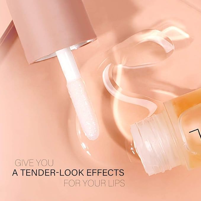 DEROL Lip Plumper by Vafee, Natural Lip Plumper and Lip Care Serum, Lip Enhancer for Fuller, Lip Mask, Beautiful Fuller, Hydrating & Reduce Fine Lines 5.5ML (Day& Night)-Velvo Beauty