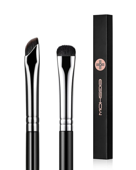 EIGSHOW Eyeshadow Smudge Brush & Eyeliner Brush, High-End Precision Eye Makeup Tools for Blending Cat Eye, Winged Liner (E865&E806)-Velvo Beauty