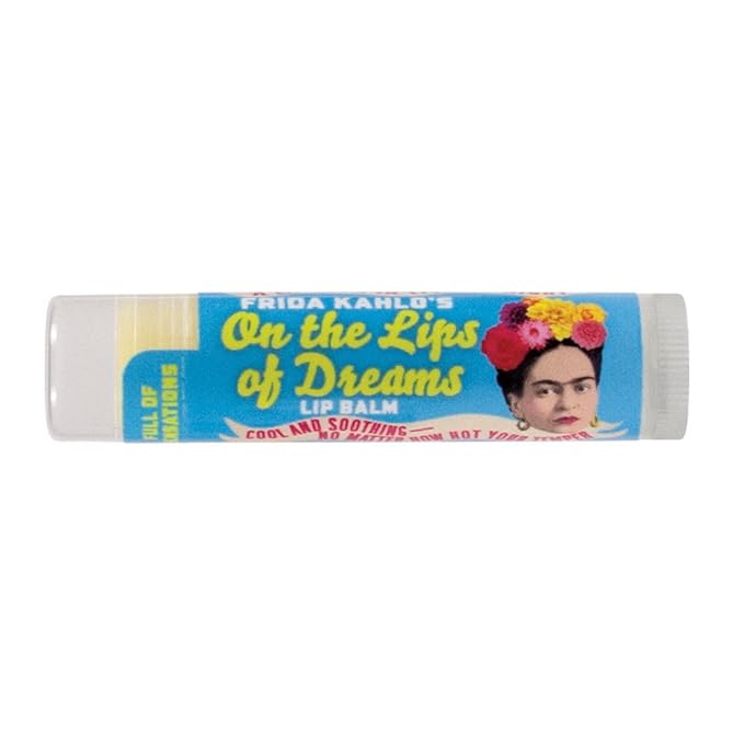 Frida Kahlo's On the Lips of Dreams Lip Balm Tube, Citrus Flavored - Cruelty-Free and Made in the USA from Natural and Imported Ingredients-Velvo Beauty