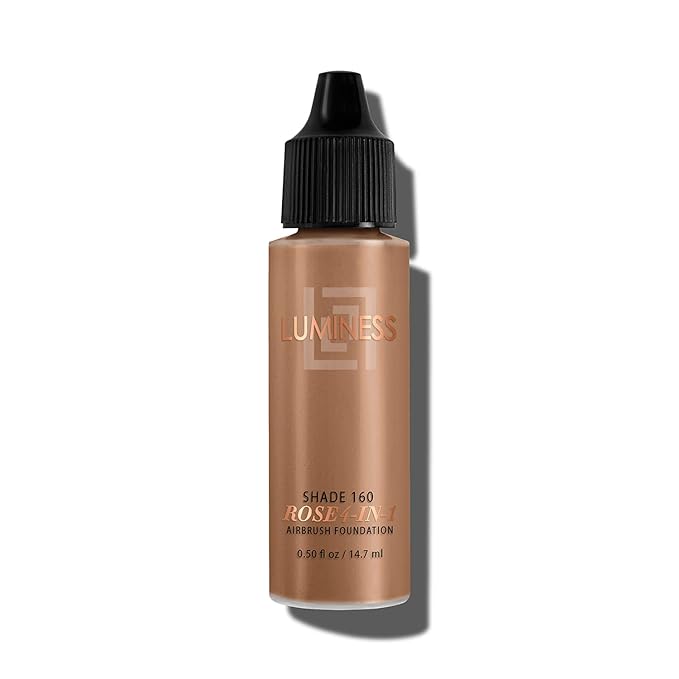 Luminess Air Rose 4-in-1 Airbrush Foundation - Shade 160, 0.50 oz Rich-Velvo Beauty