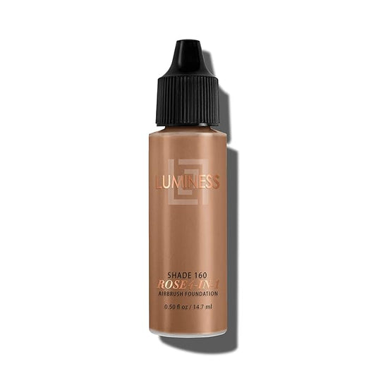 Luminess Air Rose 4-in-1 Airbrush Foundation - Shade 160, 0.50 oz Rich-Velvo Beauty