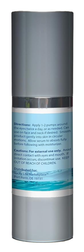Pro Hydrossential 2x Serum - Anti Aging Eye Serum - Help Improve Dark Circles, Puffy Eyes, Wrinkles, & Eye Bags - Exfoliating Vitamin C Serum with Lactic Acid - Aid Collagen Production & Soothe Skin-Velvo Beauty