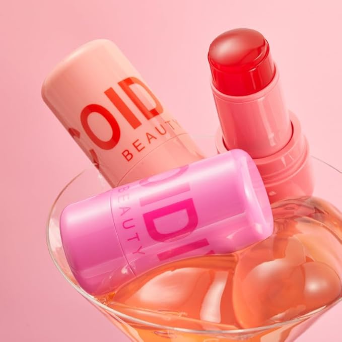 Jelly Blush Stick, Water Jelly Tint Makeup, Sheer Lip & Cheek Tint Stain - Buildable Lightweight Finish, Moisturizing Waterproof Long Lasting Water Tint Lip Stain Makeup-Velvo Beauty