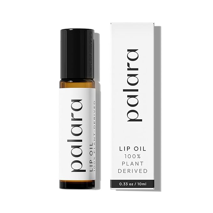 Lip Oil | 100% Plant-Derived & Vegan | Hydrating & Nourishing Lip Care with Squalane | 4-Ingredient Lip Oil Formula for Dry Lips | Lip Moisturizer Rich in Antioxidants and Vitamins | 0.33 oz-Velvo Beauty