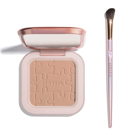 Face Contour Palette Face Sculpting Contouring Palette Powder Bronzer Makeup Palette with brush - Highly Pigmented Contour Powder For Contouring-Velvo Beauty