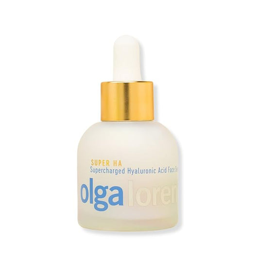 Olga Lorencin Super HA Rapid Hydration Serum - Hyaluronic Acid Face Serum for All Skin Types - Plumps Skin & Boosts Collagen - With 5 Types of Hyaluronic Acid & Chinese Silver Mushroom - 4.32 oz-Velvo Beauty