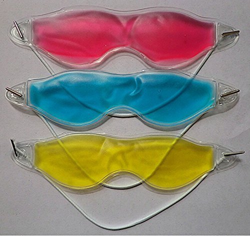 Reusable Hot/Cold Therapeutic [Gel Eye Masks] (Pack of 3 Migraine Relief Relieves Pain Naturally-Velvo Beauty