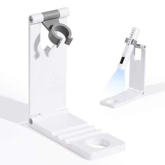 Makartt UV Nail Lamp Stand: Foldable, 360° Adjustable Rotation, Portable, Handsfree, Convenient for Gel Nails Polish Painting Home Salon Manicure-Velvo Beauty