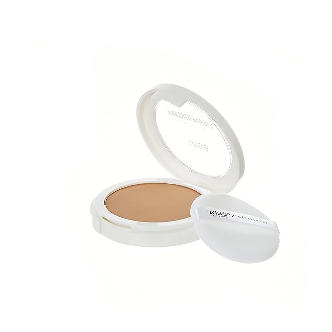 KISS Cover and Care Acne Control Pressed Powder- APP420 (Chestnut)-Velvo Beauty