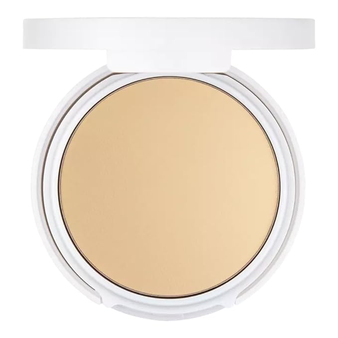 FLOWER Beauty By Drew Barrymore Light Illusion Perfecting Powder - Powder Foundation + Setting Powder for Makeup - Medium Buildable Coverage - Natural Glow + Flawless Finish - Mirror + Sponge Include d (Sable)-Velvo Beauty