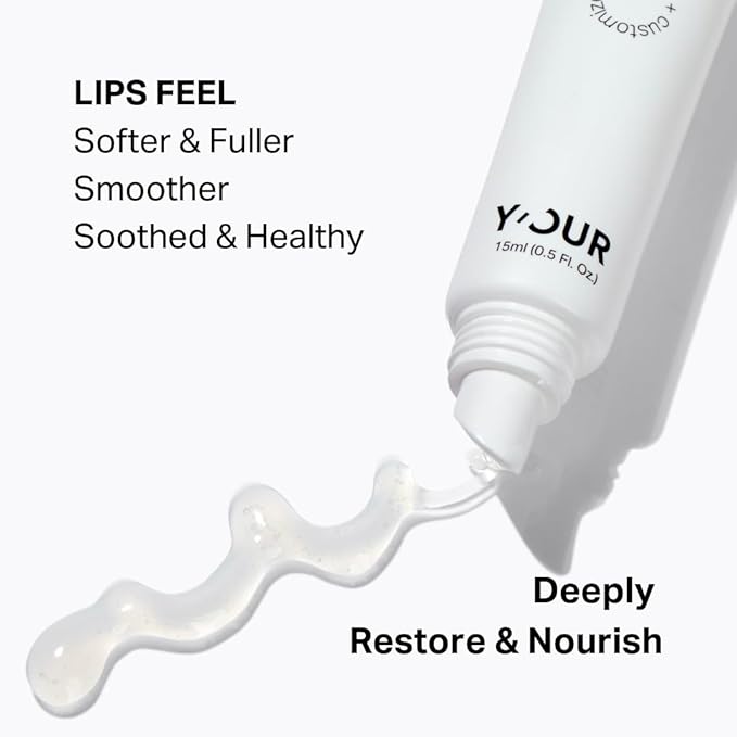 Y’OUR Intensive Lip Balm | Overnight Lip Mask: Lightweight & Comforting with Natural Shea Butter & Rosehip Oil; Extreme Moisturizer for Dry Lips. Paraben & Silicon-Free. Made in USA. 15ml (0.5 oz.)-Velvo Beauty
