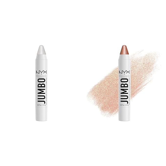 NYX PROFESSIONAL MAKEUP Jumbo Multi-Use Face Highlighter Stick Vanilla Ice Cream and Coconut Cake Bundle-Velvo Beauty