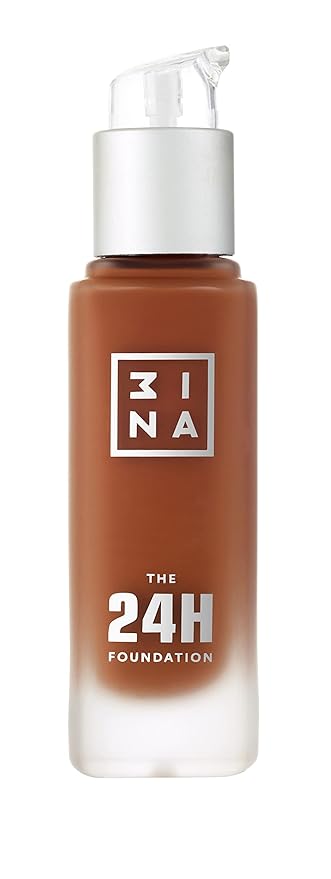 3INA The 24H Foundation 669-24H Long-Wearing Formula - Medium To High Buildable Coverage - Smooth Matte Finish - Expanded Shade Selection - Waterproof, Cruelty Free, Vegan Makeup - 1.01 Oz-Velvo Beauty
