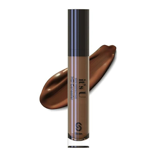 Sistar it's U Skin Perfecting HD Concealer Full Coverage Lightweight Long Lasting Correcting Liquid Contour Cover Masker Makeup 5 ml / 0.17 fl. oz (Deep Espresso)-Velvo Beauty