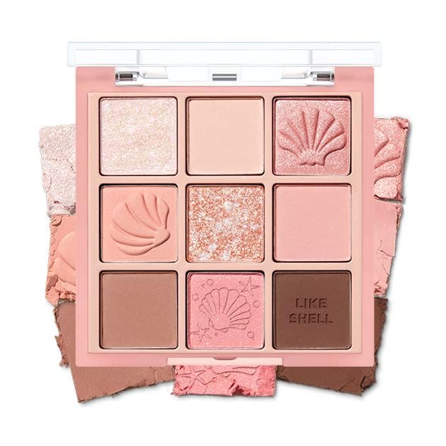 HOLIKA HOLIKA MY FAVE MOOD EYE PALETTE (08 SHELL ON THE BEACH)-Velvo Beauty
