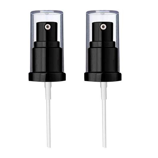 Chris.W 2Pack Foundation Pump Compatible with Maybelline Fit Me Liquid Foundation Makeup (Black+Black)-Velvo Beauty