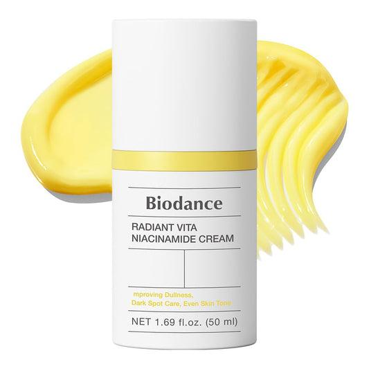 BIODANCE Radiant Vita Niacinamide Cream, Brightening, Dark Spot Correcting Facial Moisturizer, Korean Skincare | 1.69 fl.oz, 50ml-Velvo Beauty