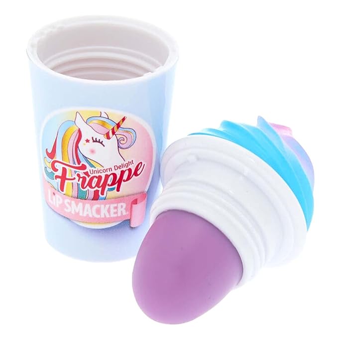 Lip Smacker Frappe Cup Lip Balm, Unicorn, 1 Tube, Prevent Chapped Lips, 0.26 Ounce-Velvo Beauty