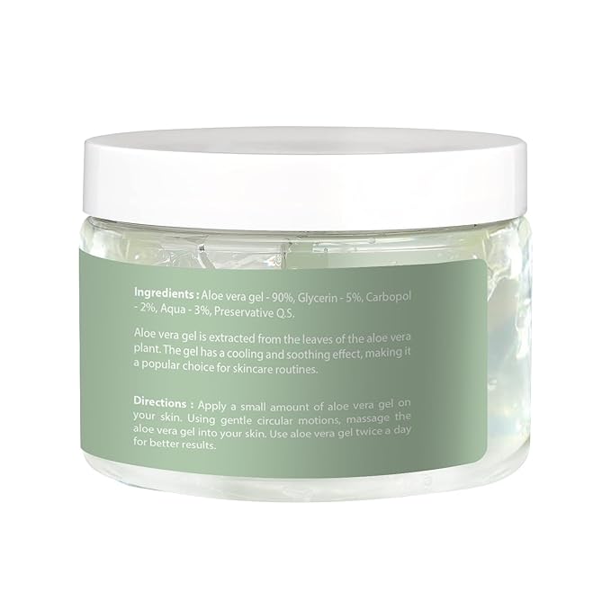 Aloe Vera Gel 12 oz | Unscented | For Face, Scalp & Hair | by Yogi’s Gift®-Velvo Beauty