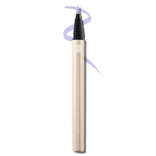 MAKE Beauty Smudge-Proof Felt Tip for Precise Application of Lines, Wings, and Graphics. Long Lasting Eye Liner, Liquid Line Waterproof Felt Tip Eyeliner - Purple Haze-Velvo Beauty