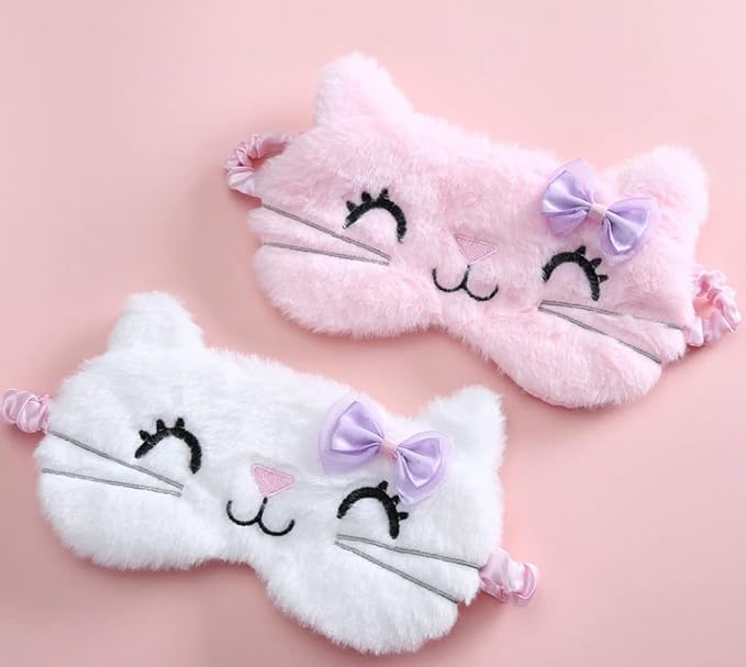 Sanrio Hello Kitty Sleep Eye Mask/Hello Kitty Face Sleep Mask/Comfortable and Soft Eye Cover Sleep and Cheese # .3 Tissue-Velvo Beauty