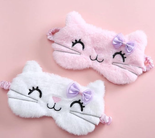 Sanrio Hello Kitty Sleep Eye Mask/Hello Kitty Face Sleep Mask/Comfortable and Soft Eye Cover Sleep and Cheese # .3 Tissue-Velvo Beauty