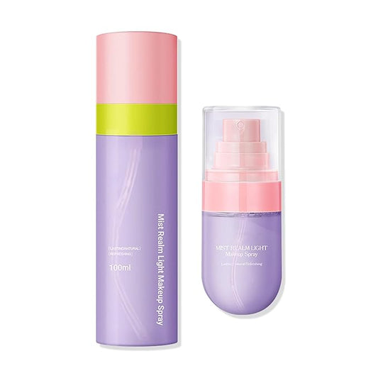 2PCS Makeup Setting Spray for Face,Waterproof Setting Spray for Makeup,Long Lasting Oil Control Finishing Holding Face Mist,Refreshing Hydrating Glossy and Matte Fixing Facial Mist Make Up Set A5-Velvo Beauty