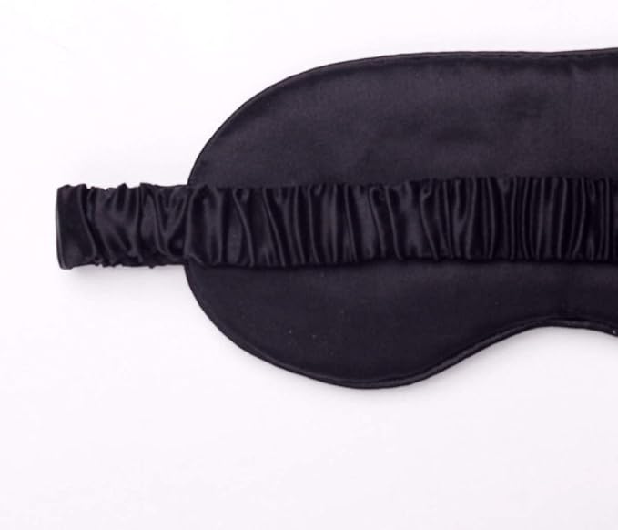 Silk Sleep Mask Light Blocking Luxury 100% Mulberry 19mm Silk Eye Mask Eye Cover Blindfold Ultra Soft Light & Comfy Anti Aging Skin Care with Travel Bag Gift Package-Velvo Beauty