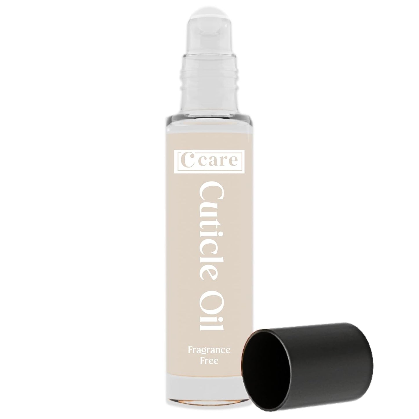 C CARE Fragrance Free Roll-On Cuticle Oil | Natural Revitalizing Hydrating Nail Oil | Repaires Cuticles Overnight | For Damaged Skin And Thin Nails | Paraben Cruelty Free Formula | 10ml-Velvo Beauty