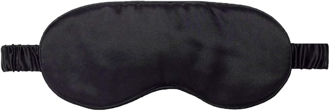 Silk Sleep Mask Light Blocking Luxury 100% Mulberry 19mm Silk Eye Mask Eye Cover Blindfold Ultra Soft Light & Comfy Anti Aging Skin Care with Travel Bag Gift Package-Velvo Beauty
