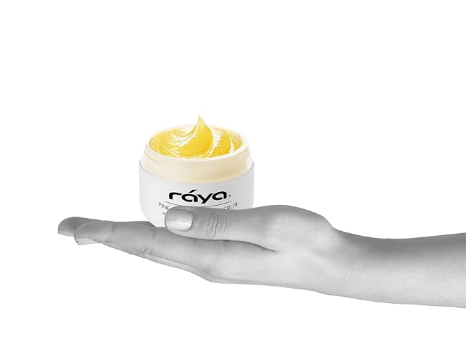 RAYA Pineapple Enzyme Facial Scrub (120) | Exfoliating and Refining Facial Scrub for Combination Skin | Creates a Glowing Complexion | Made with Pineapple Enzymes and Jojoba Beads-Velvo Beauty